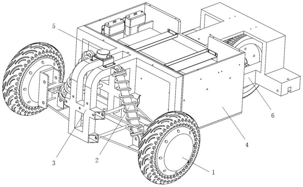 Passive excitation type bridge damage assessment method