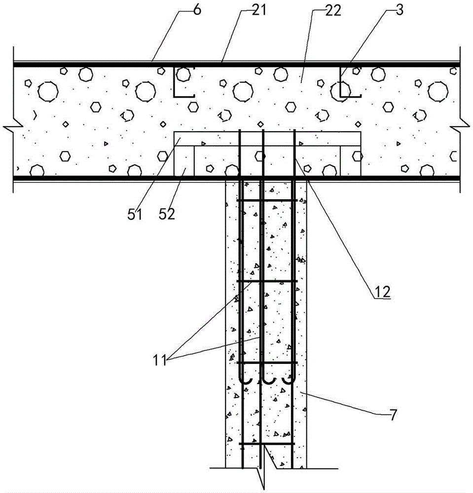 The construction method of the integrated structure of anti-seismic, sound insulation and anti-crack of the inner and outer walls of the enclosure structure