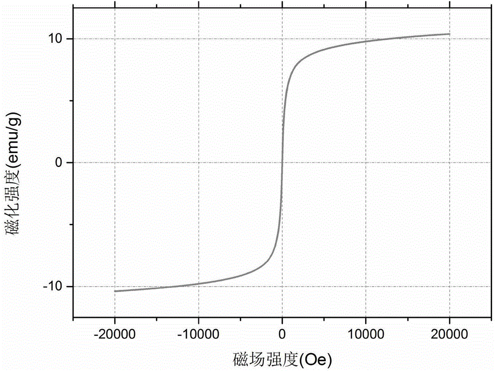 Method for preparing magnetic particle with level hole structure