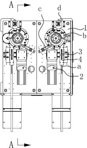 Automatic winding device of motor stator iron core