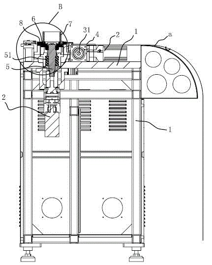 Automatic winding device of motor stator iron core