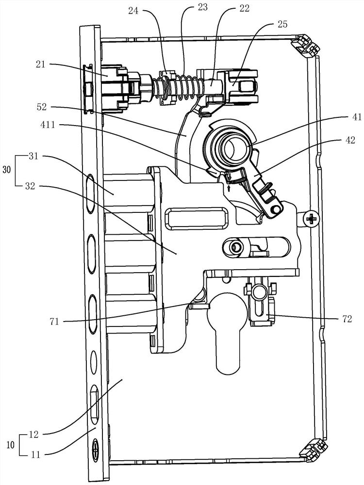 Mechanical unlocking and counter locking mechanism