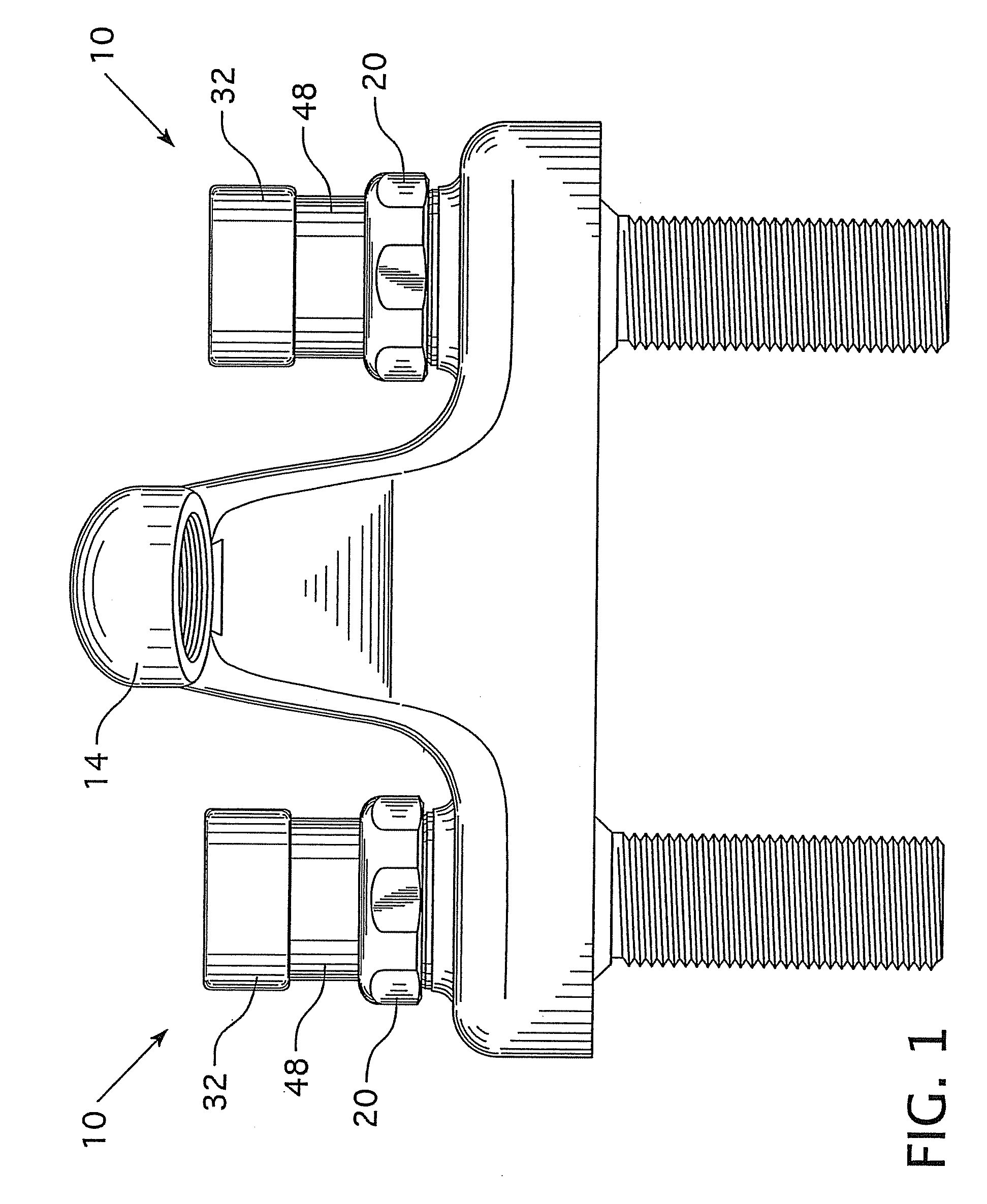 Institutional handle assembly