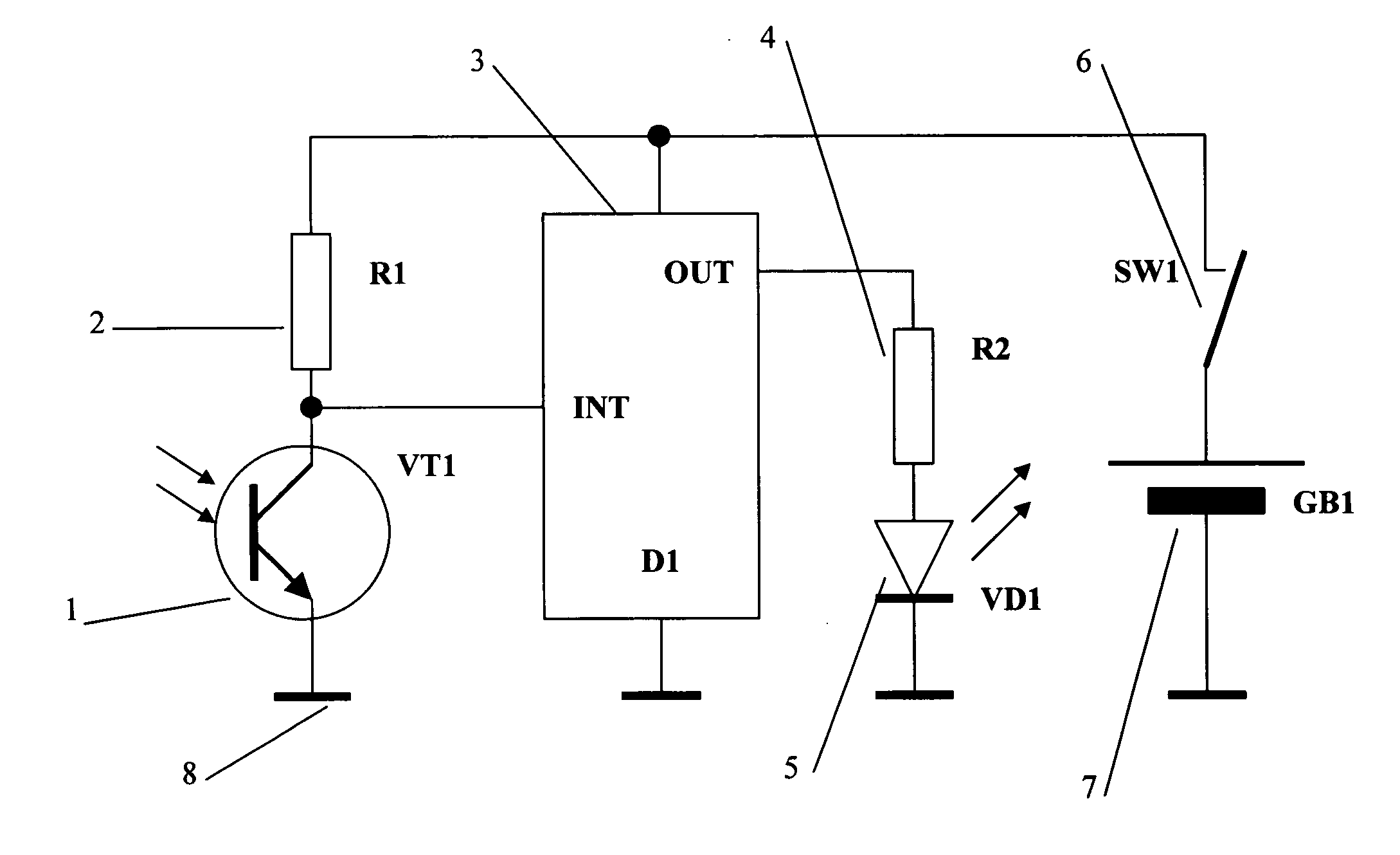 Periodic lighting device