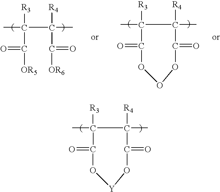 Anionic polymers composed of dicarboxylic acids and uses thereof