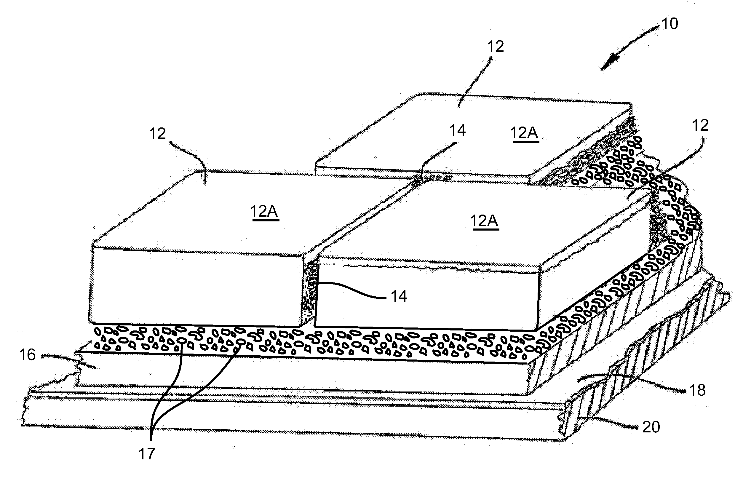 Structural Underlayment Support System For Use With Paving And Flooring Elements