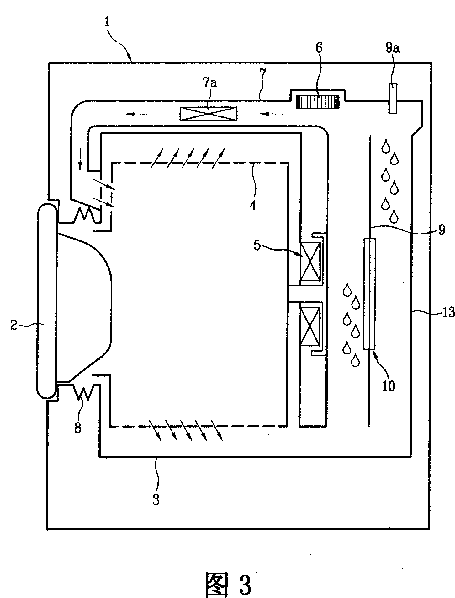 Drum washing machine with drying function