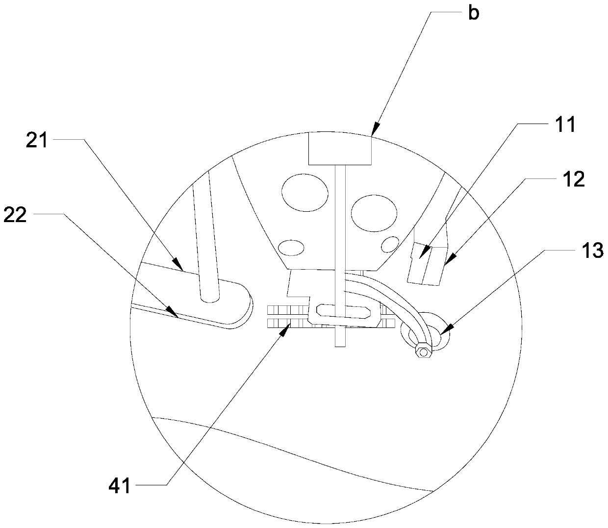 Sewing machine for hemming