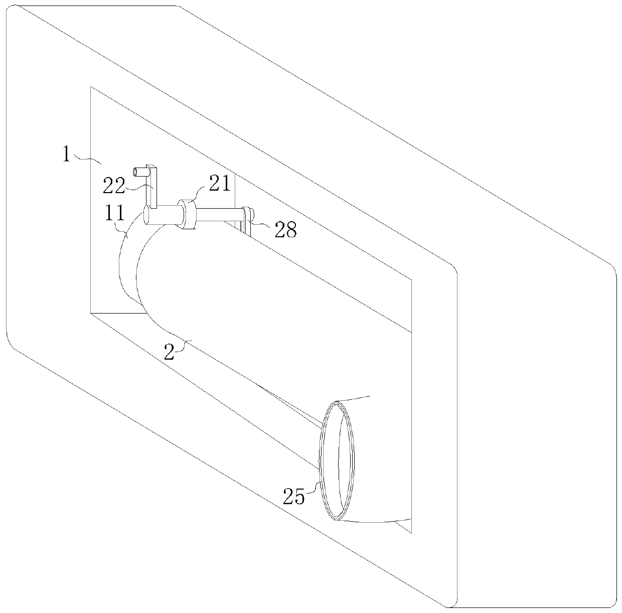 Indoor fire extinguishing box