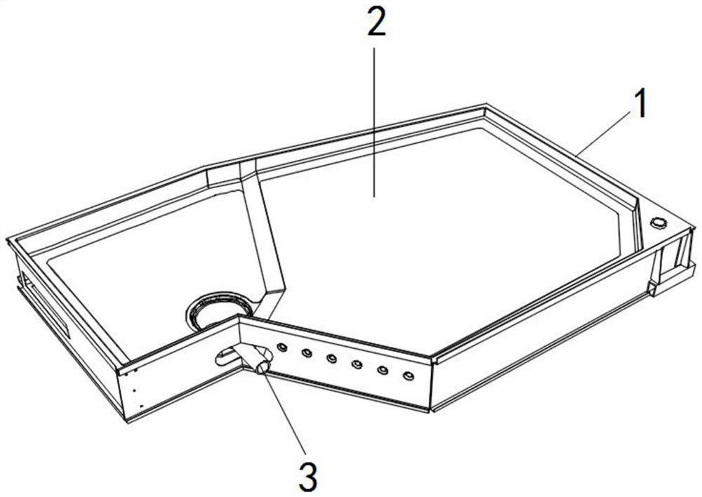 Glass fiber reinforced plastic material fireproof flame-retardant structure and process