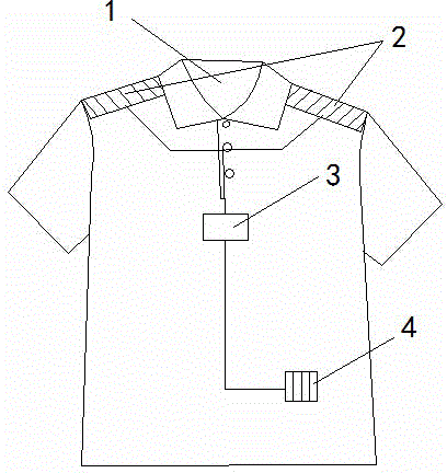 Static-electricity-pollution-free garment capable of charging battery