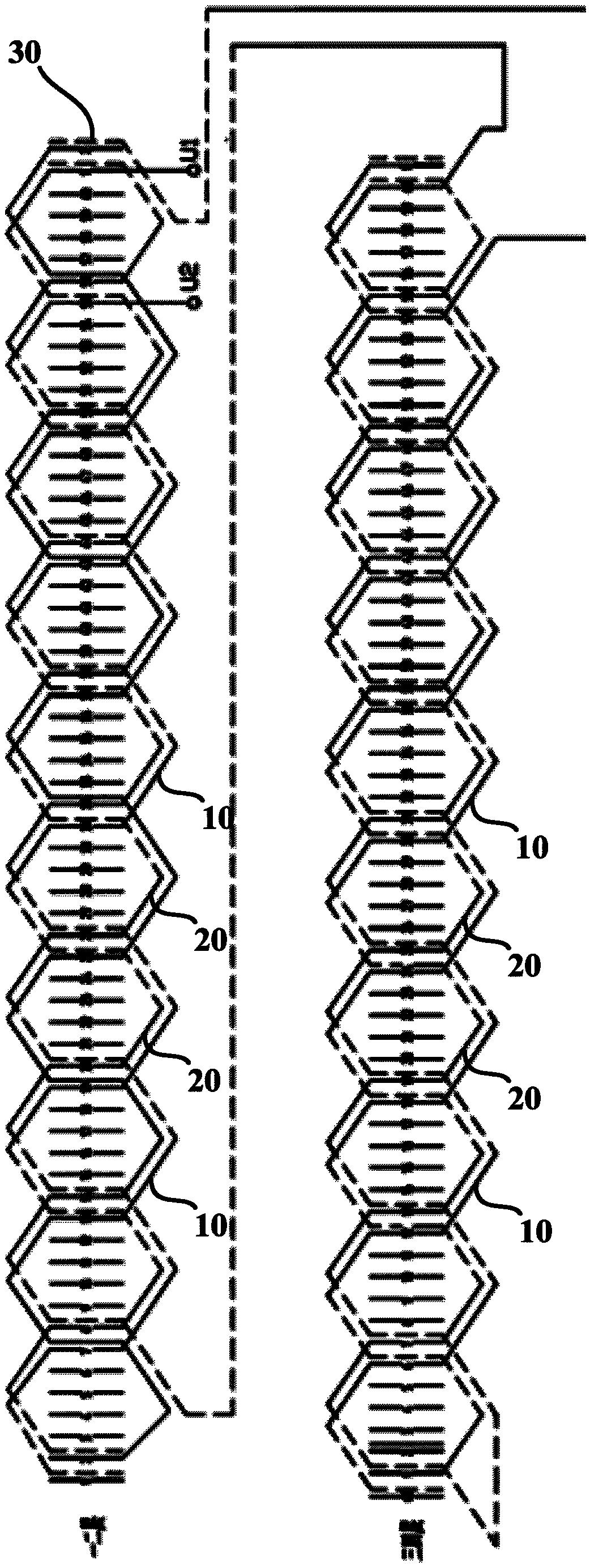 Flat wire stator winding structure of motor