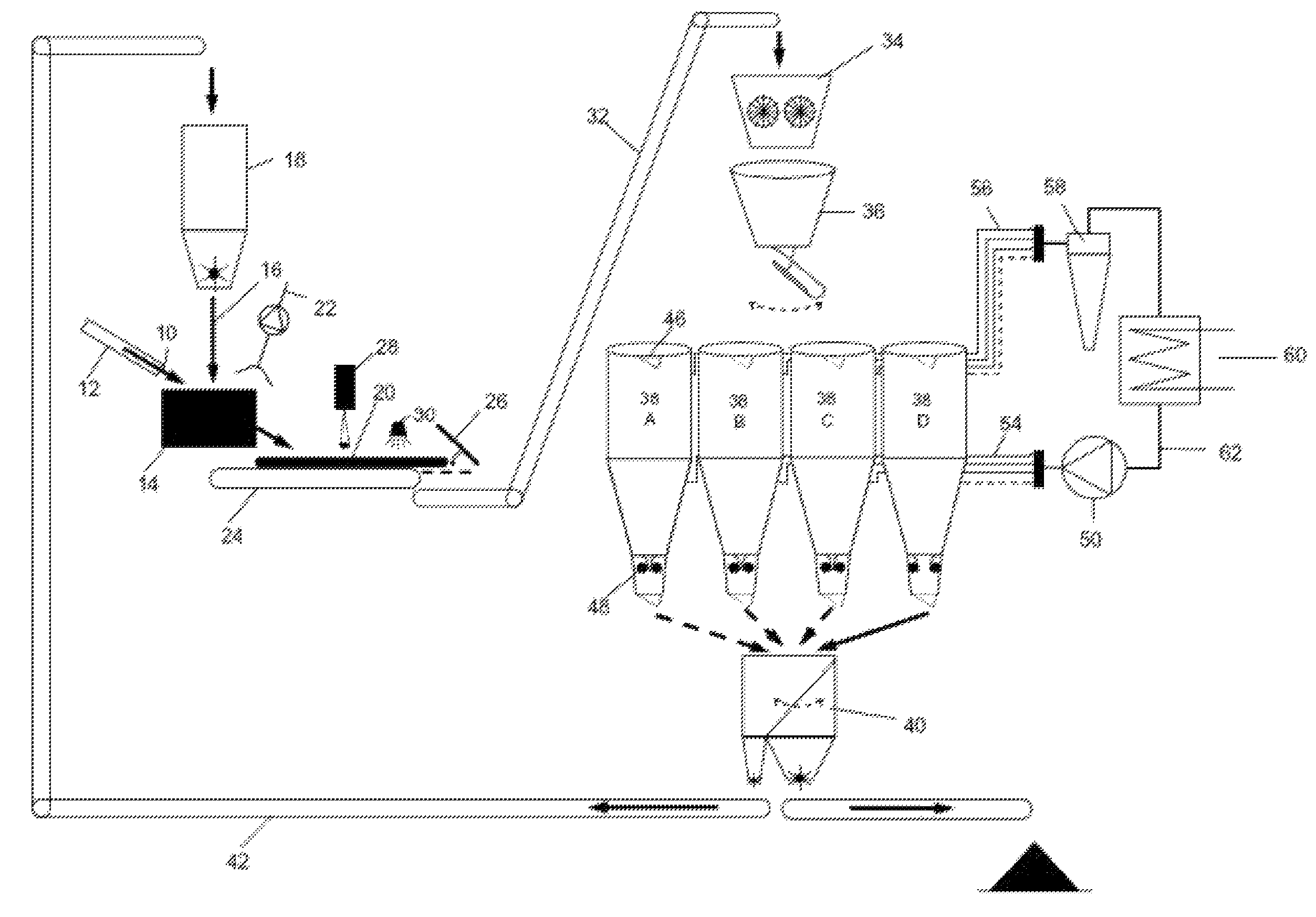 Dry granulation of metallurgical slag