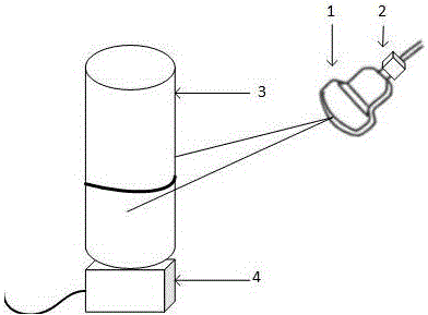 Wind tunnel model 3D ice shape on-line measuring method based on three-dimensional ultrasonic imaging technology