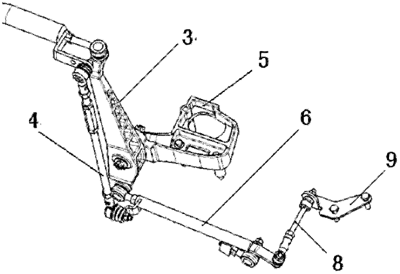 Hard rod type gear-changing system for transmission gear