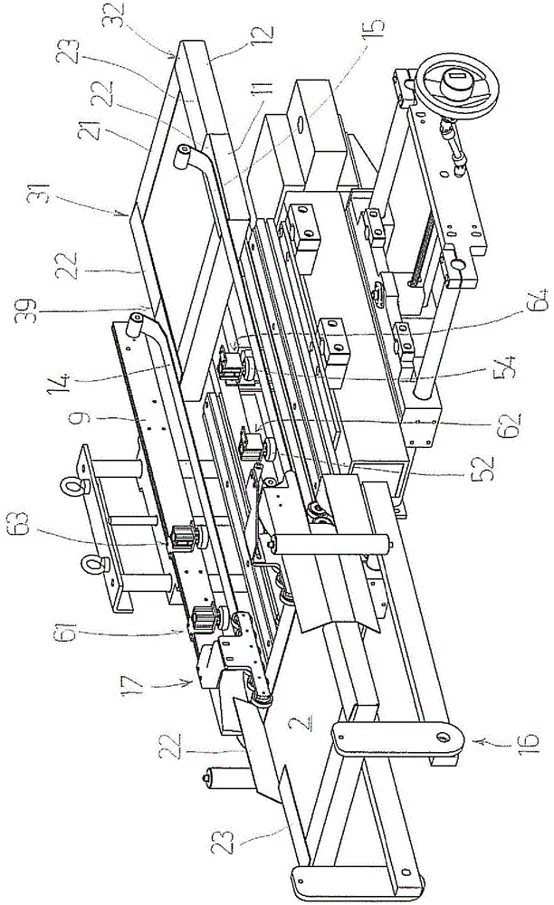 A device for stably gluing one or more cardboard blanks between folded surfaces applied to single or stacked ceramic tiles