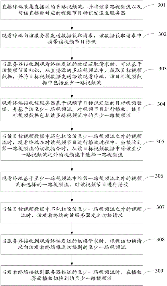 Method and system for video program playing in network broadcast