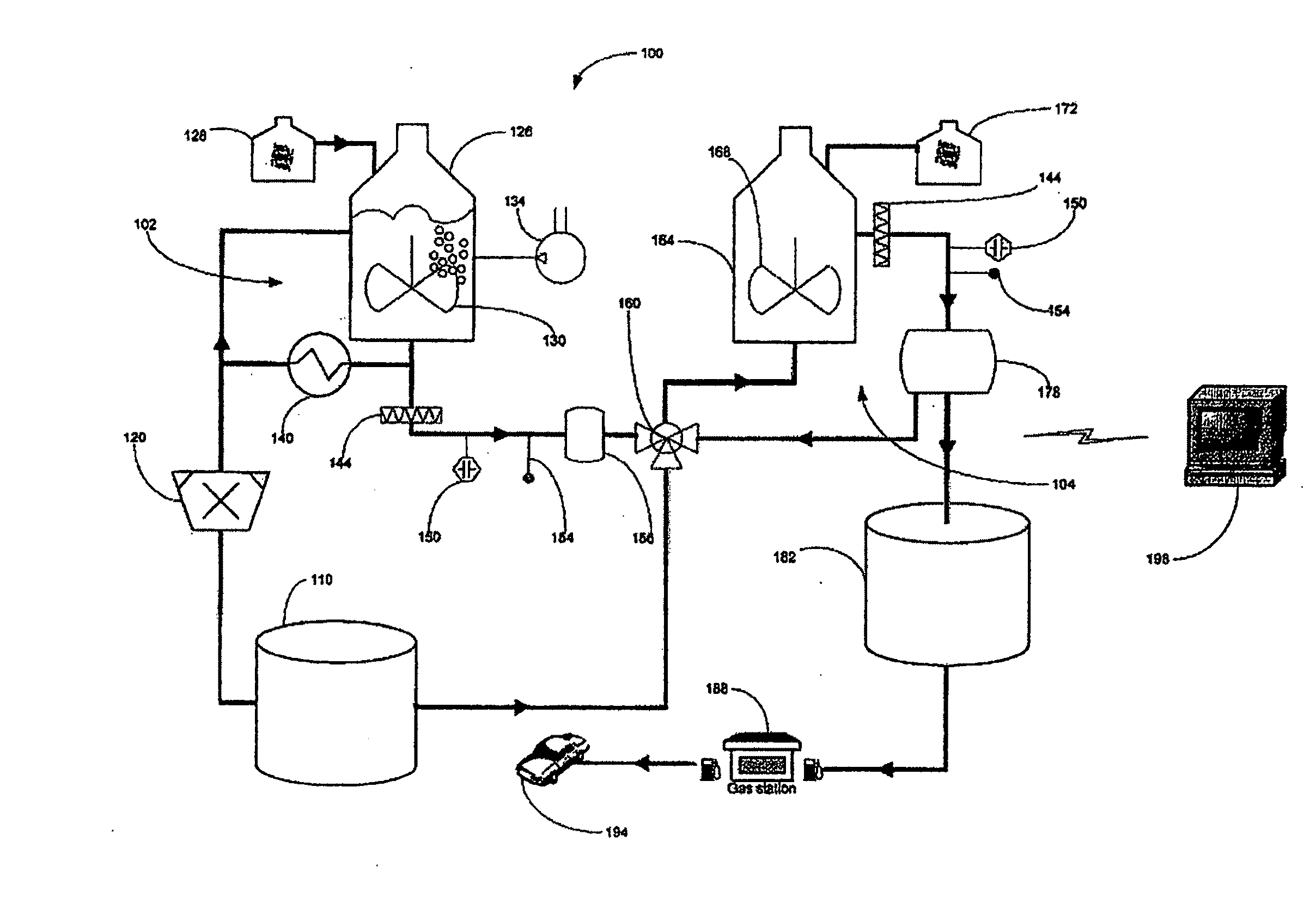 Systems and methods for the production of fatty esters