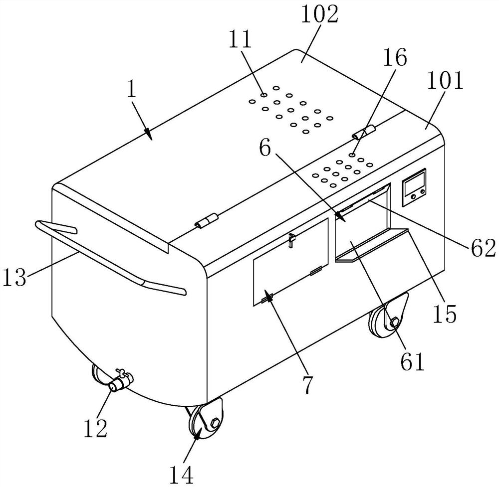 An odor-proof industrial waste collection and storage device