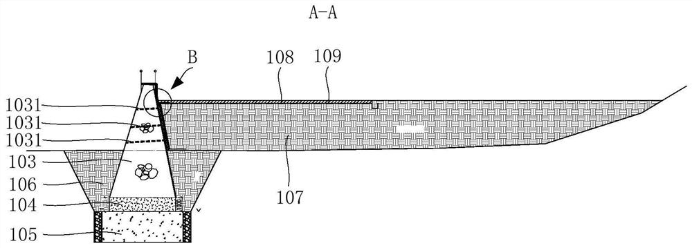 Environmental risk prevention and control integrated system and method for historical remaining tailing pond