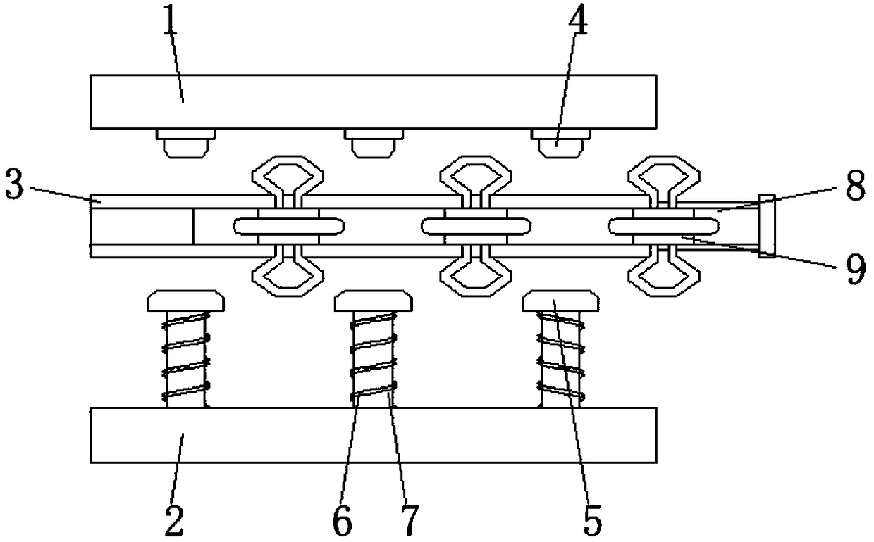 Guide moving type disconnecting switch