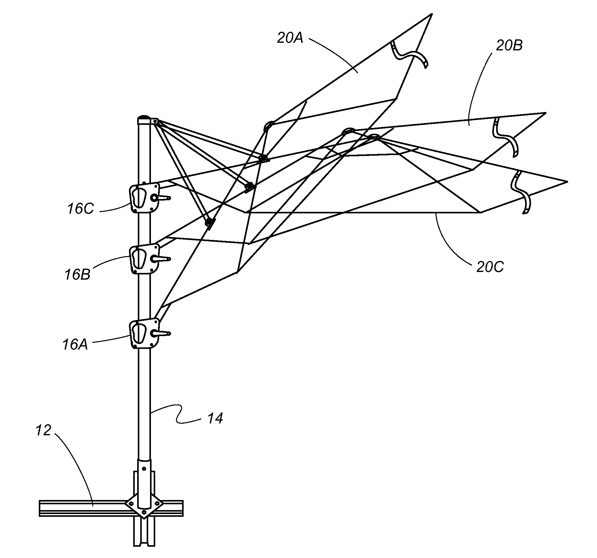 Adjustable Offset Umbrella