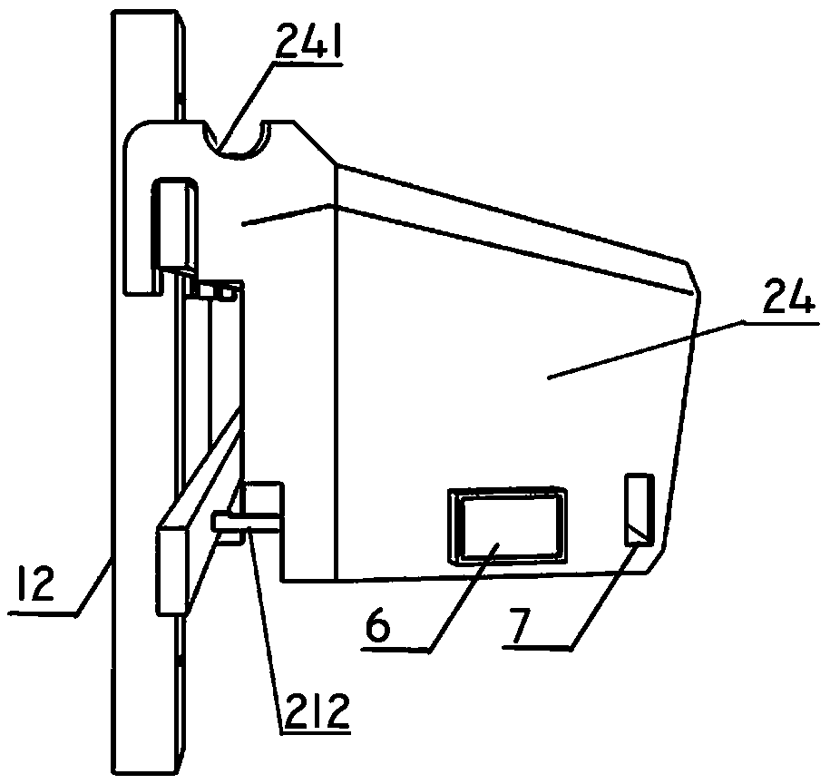 Prefabricated wall greening planting container and wall greening method