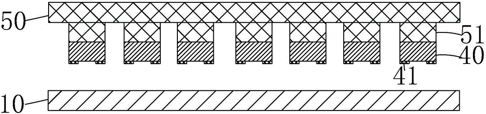 Micro light emitting diode array's transfer printing method