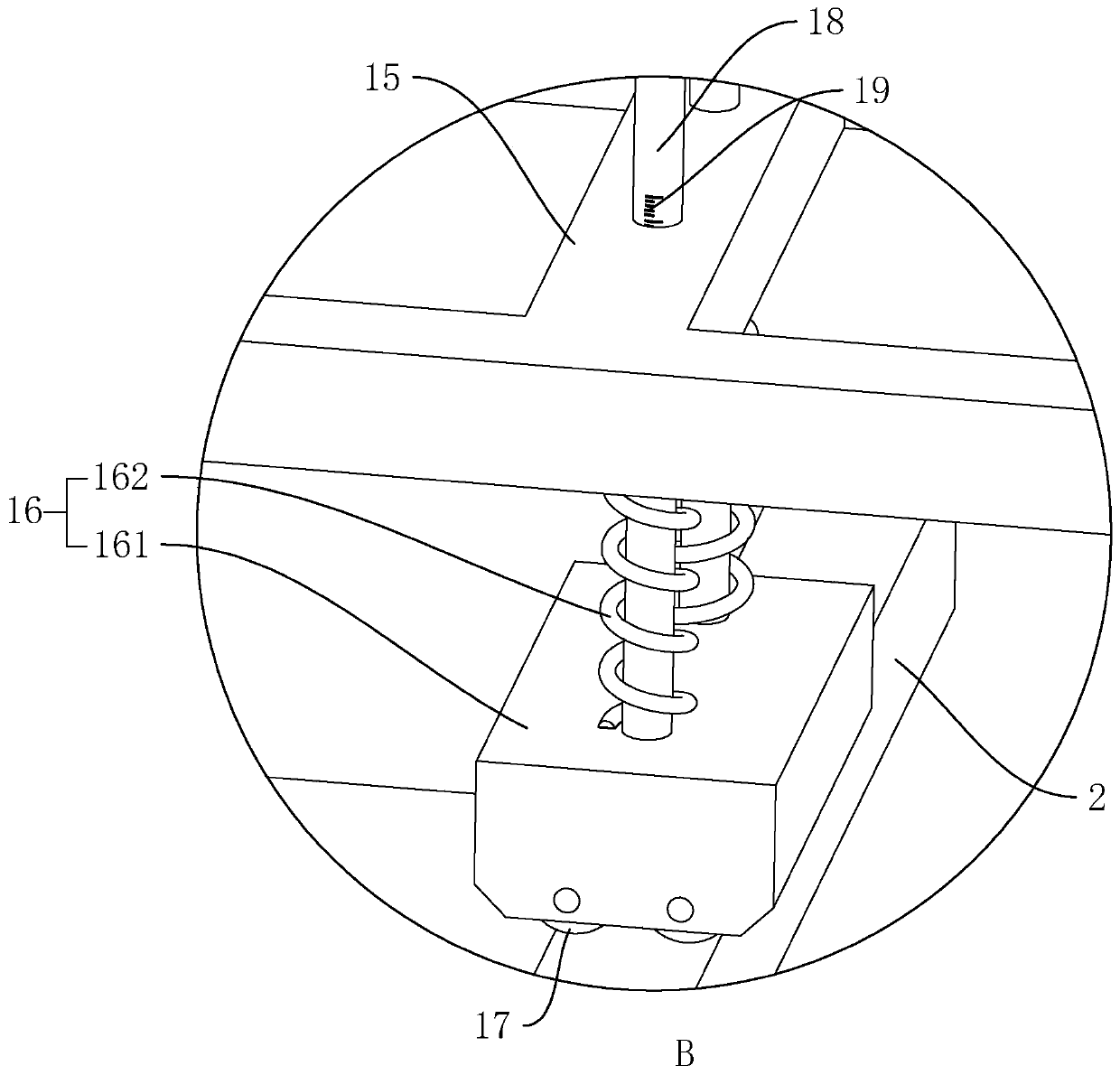 Steel plate leveling device