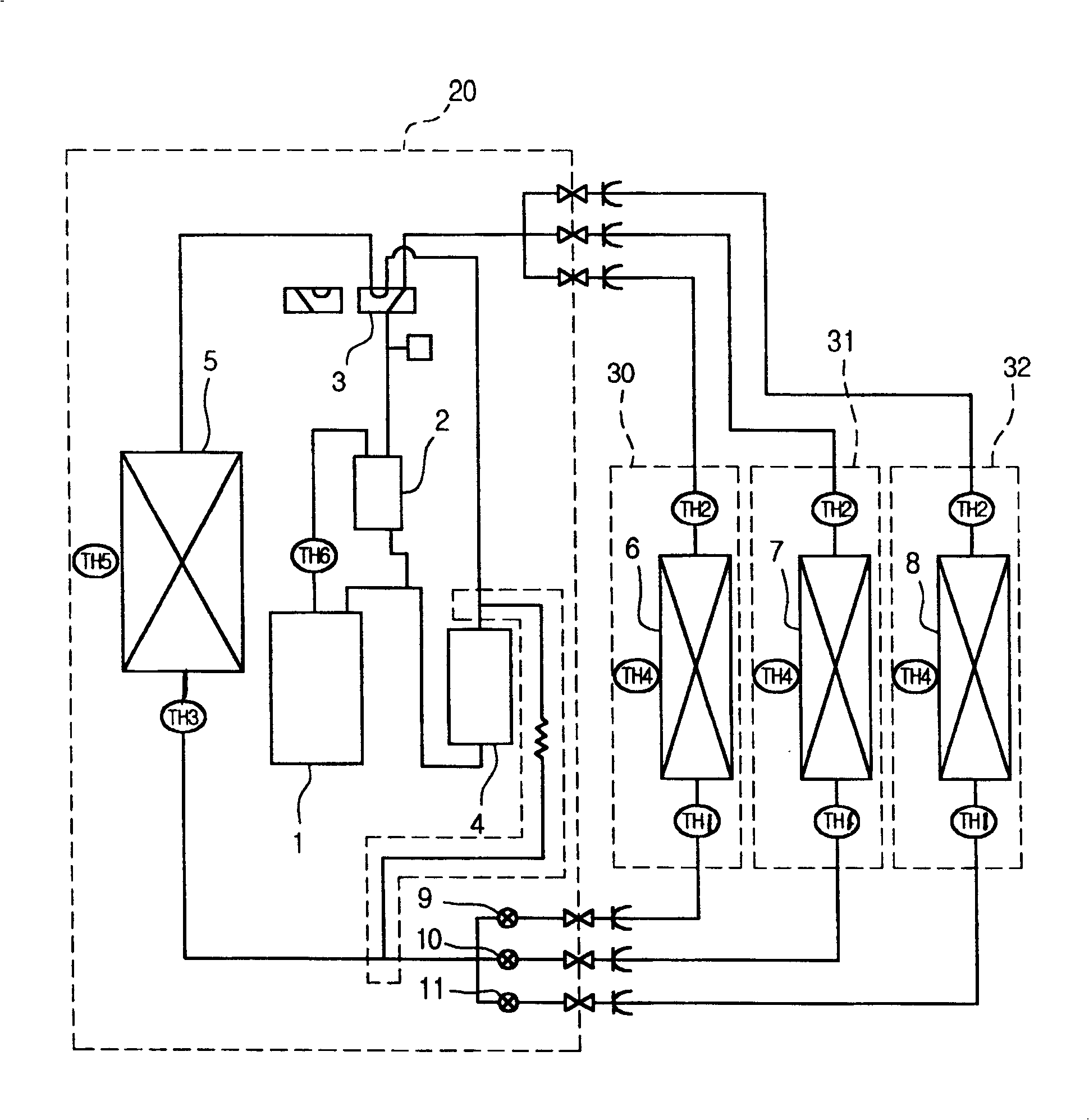 Central air-conditioner and its control method