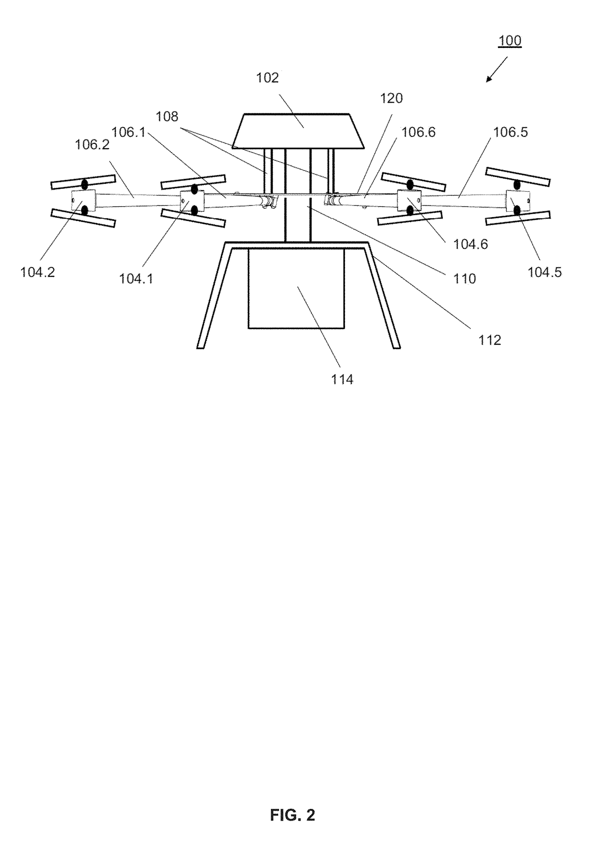 Multi-rotor UAV with compact folding rotor arms