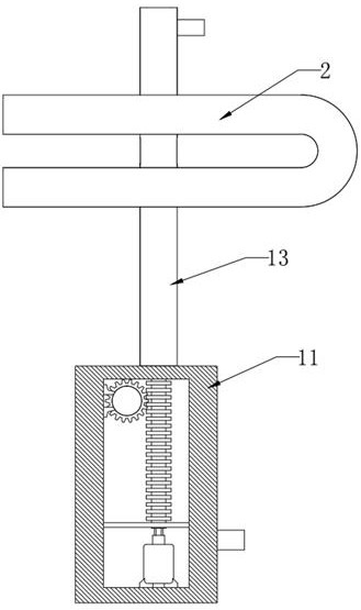 Exhaust gas filter device in chemical equipment