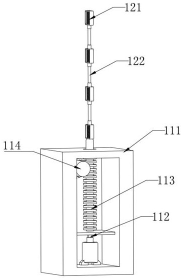 Exhaust gas filter device in chemical equipment