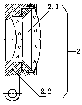 An infrared dual-field-of-view fast-switching lens