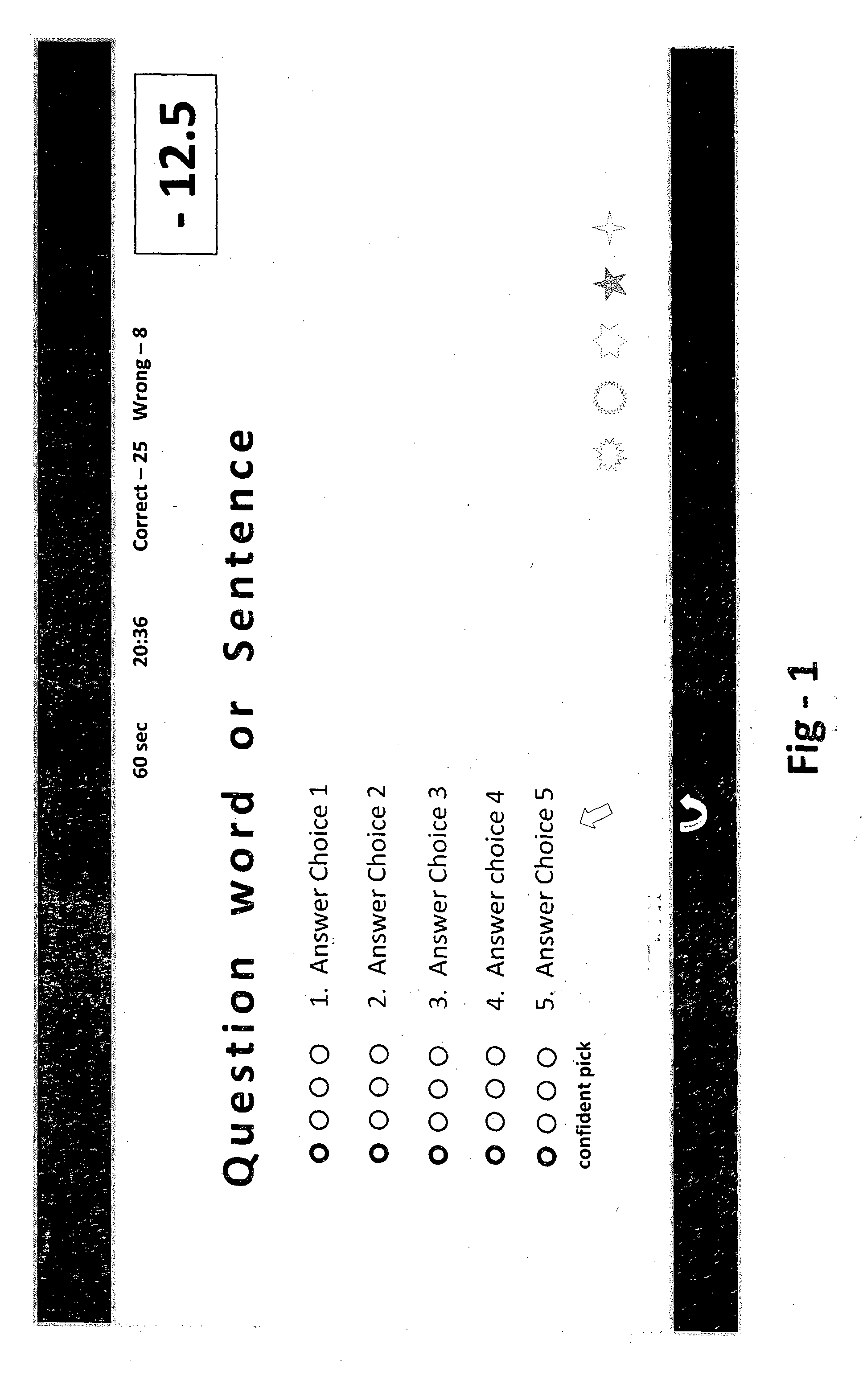 Assessment for efficient learning and top performance in competitive exams - system, method, user interface and a computer application