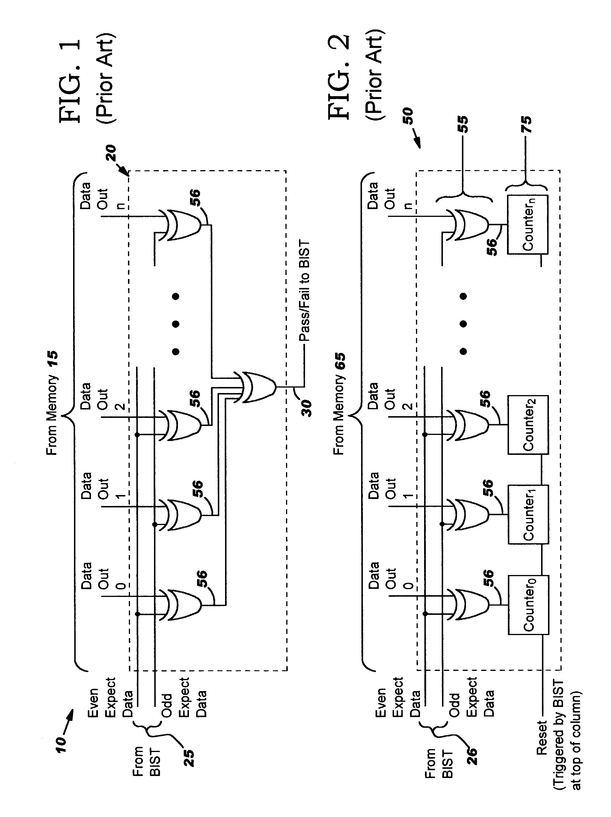 Two-dimensional redundancy calculation