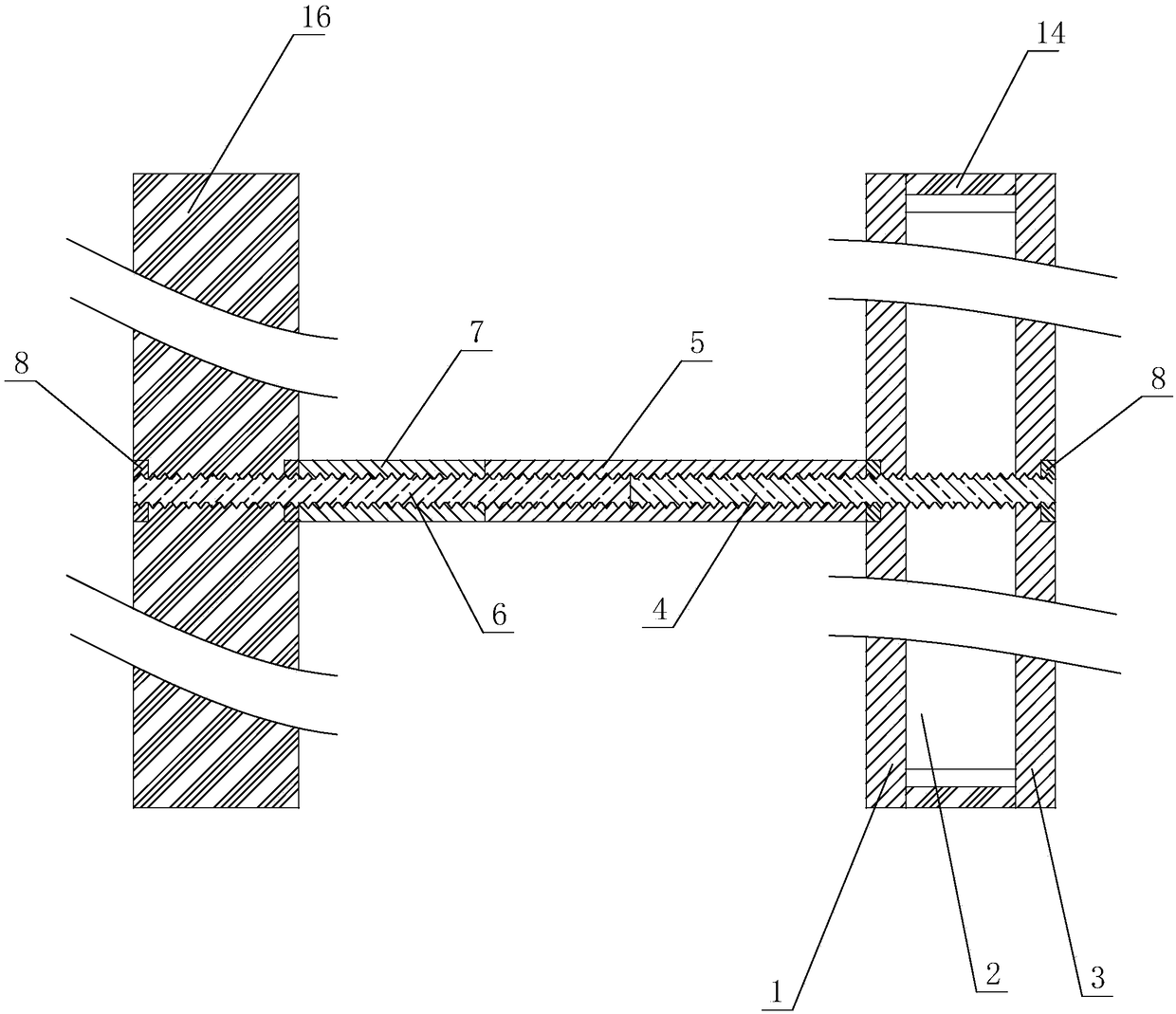 A form-retaining integrated board used in the external thermal insulation system of building exterior walls