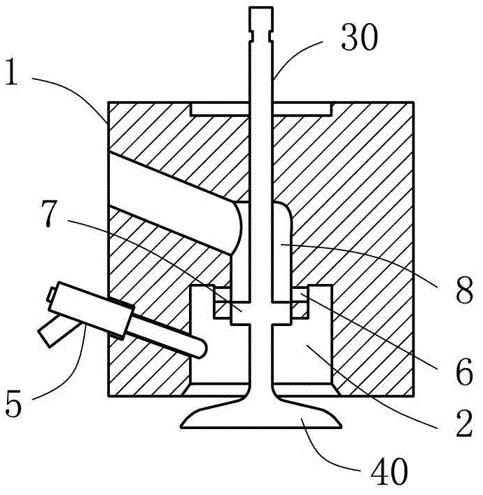 Liquid gas fuel liquid direct-injection device and composite valve of engine