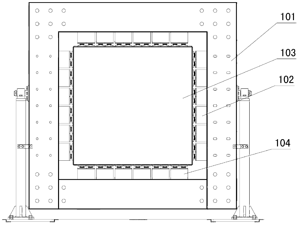 Method for simulating roadway rock burst based on coaction of static load and blast load