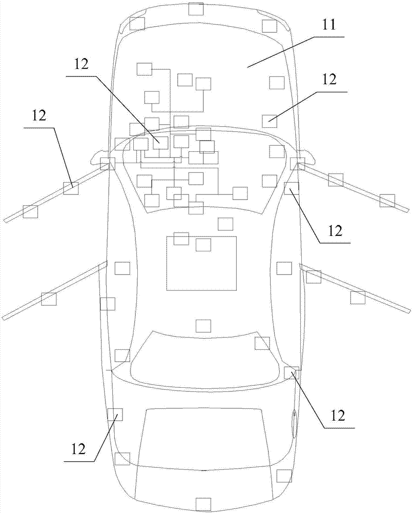 Automobile network system and automobile