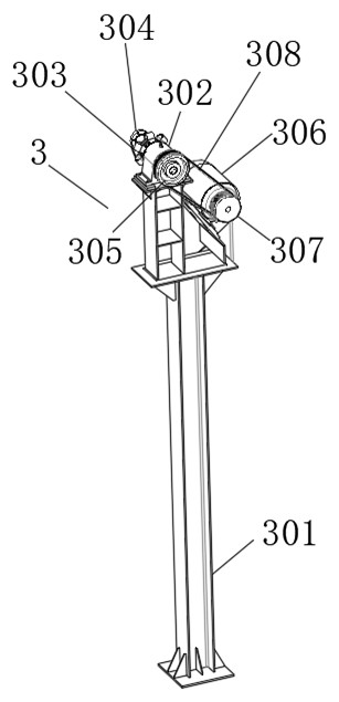 Screening mechanism for flour processing and working method thereof