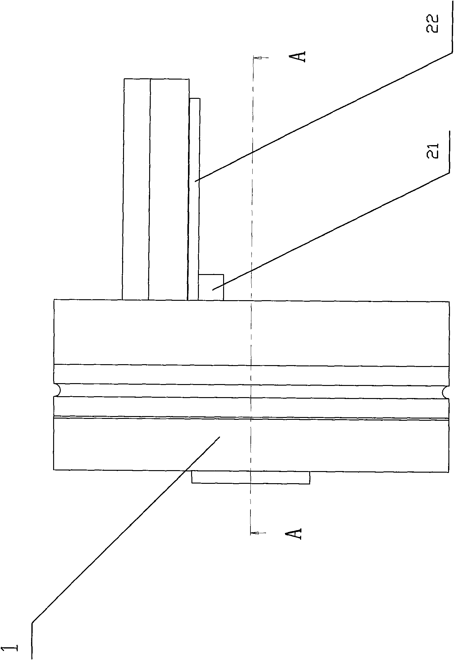 Capacitance measuring sensor device in absolute position