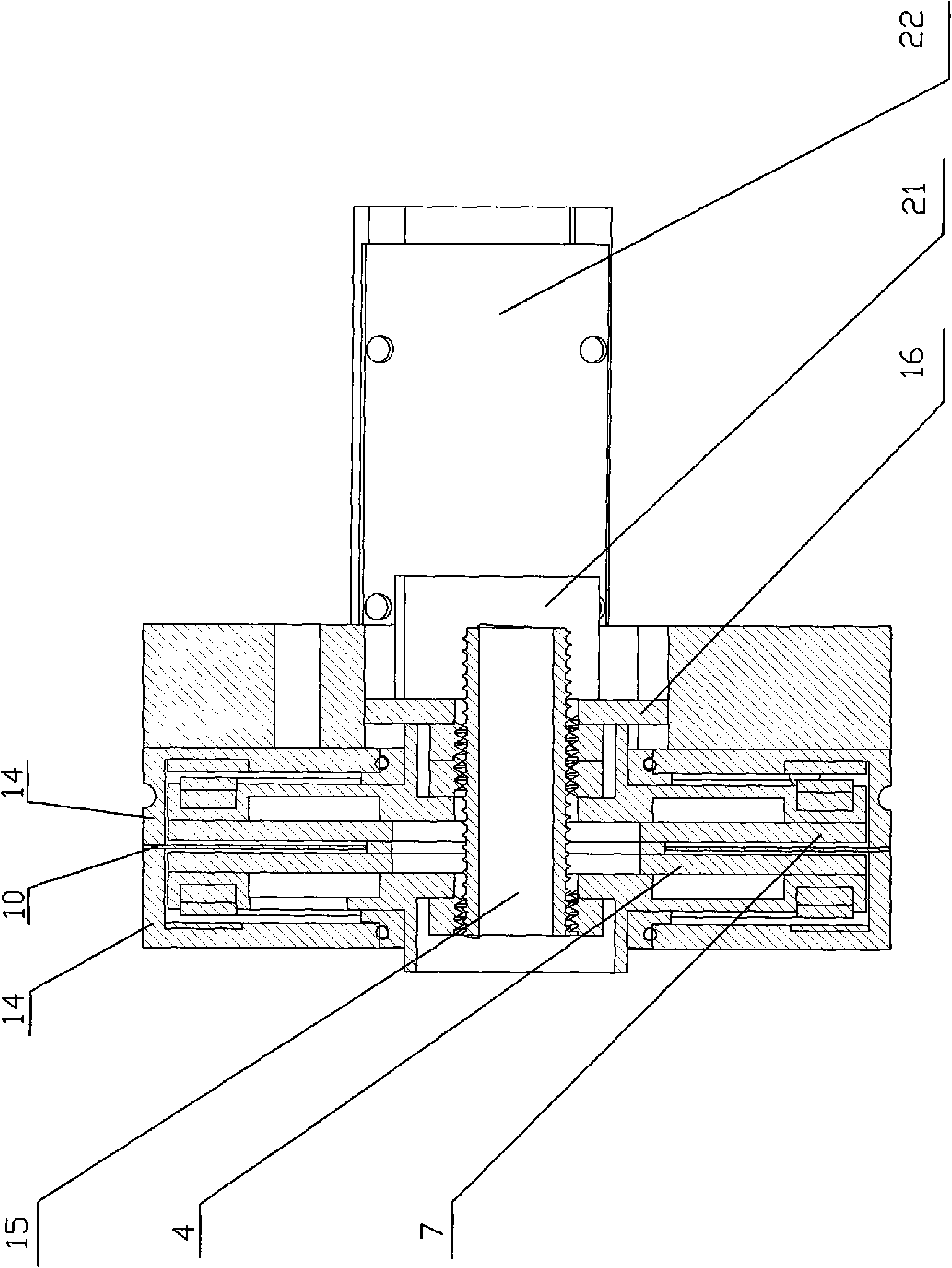 Capacitance measuring sensor device in absolute position