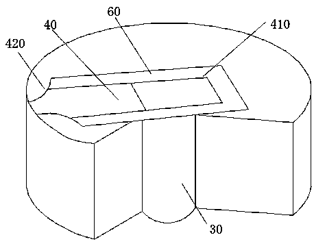 Electrode structure of spiral-wound electrode battery and manufacturing method of structure