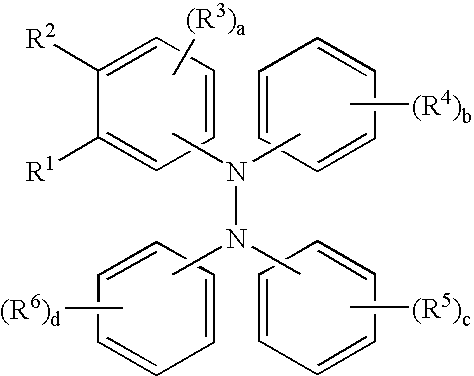 Tetraaromatic diamine compounds as antioxidants