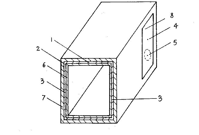 Bed with functions of anti-electromagnetic radiation, antitheft and earthquake resistance