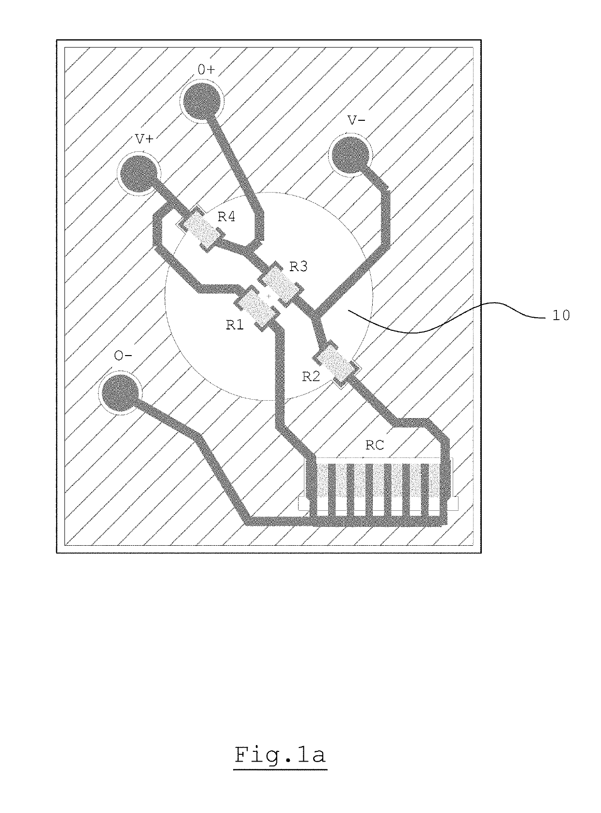 Piezoresistive pressure sensor provided with a calibration resistor of the offset