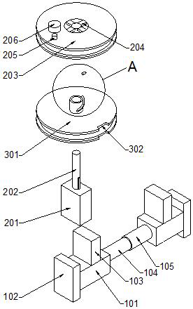 Test device and test method for construction line type of tramway grooved rail laying