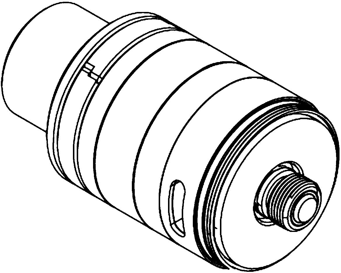 Atomizing device with double-layer heating structure