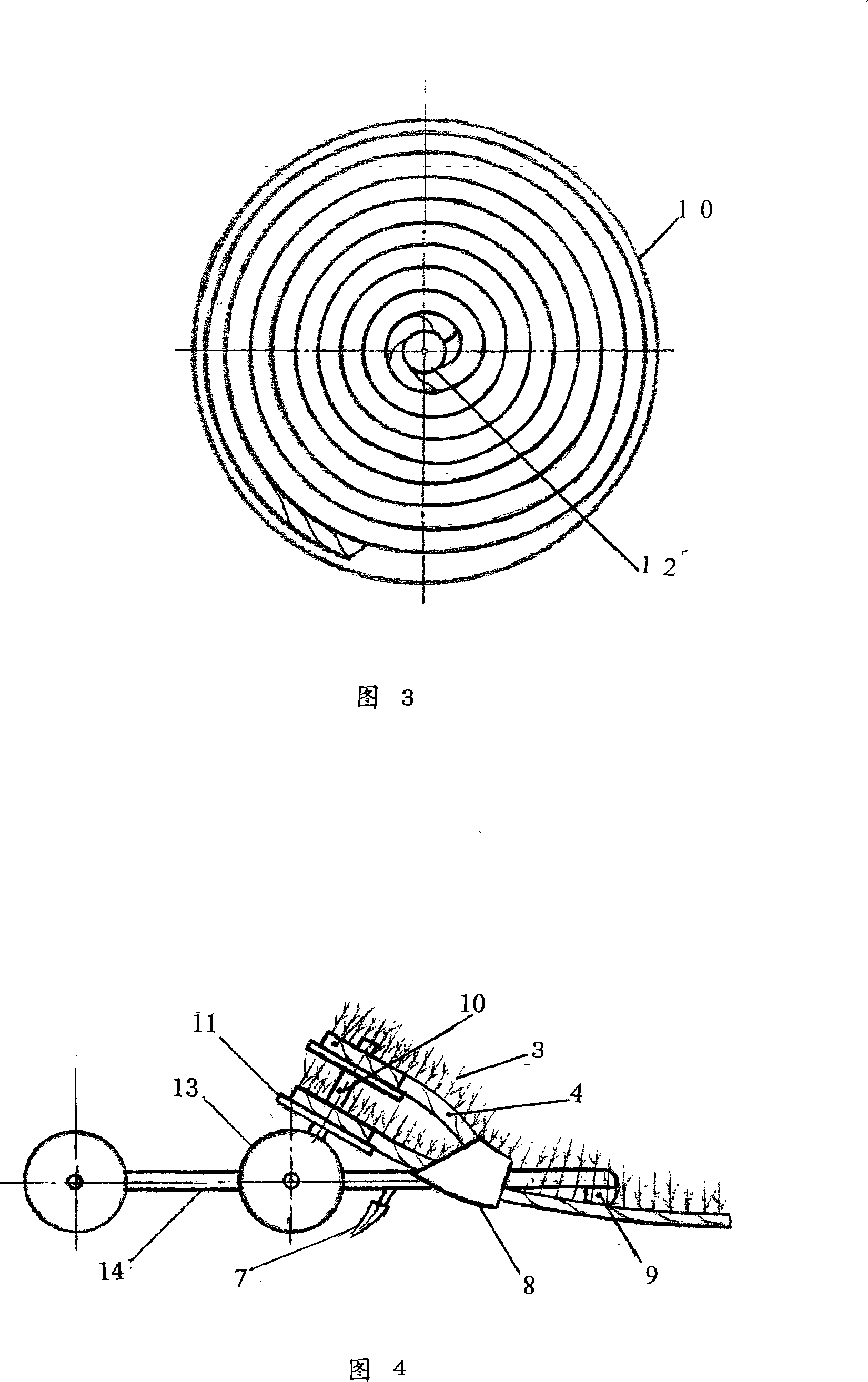 Seedling planting technology with straw rope as seedling carrier